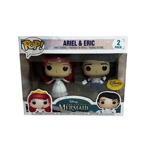 Funko Pop Disney 2-Pack Ariel & Eric Wedding Disney Treasures Exclusive Box Wear